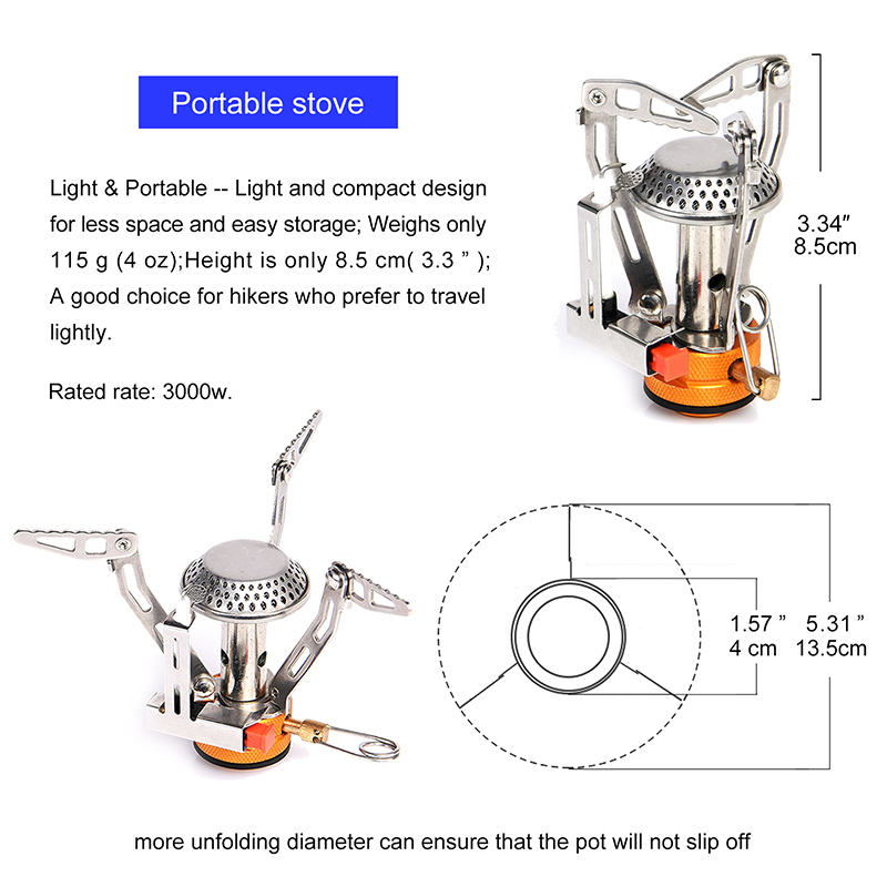 Widesea One-Piece Gas Stove 35 - Outdoor Camping Sink avaliação e preço