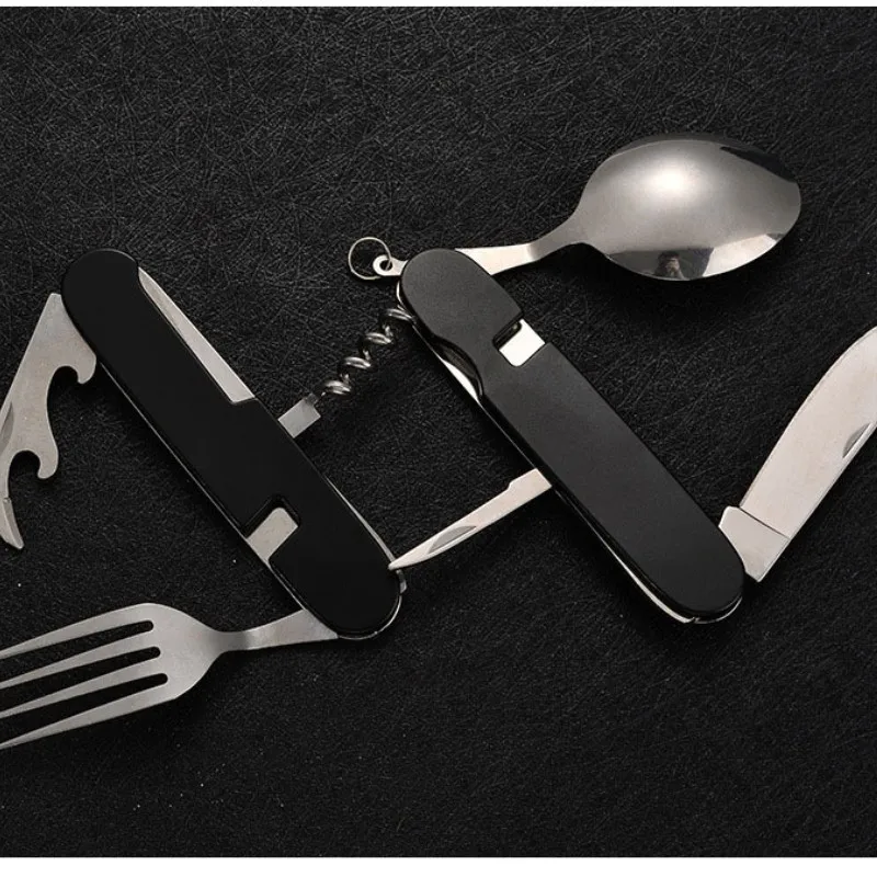 4 in 1 Folding Tableware Detac - Outdoor Camping Utensils avaliação e preço