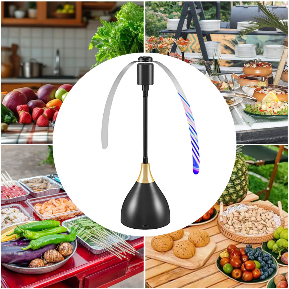 1/2PCS Fly Repeller Table Fan  - Outdoor Camping Ventilator avaliação e preço