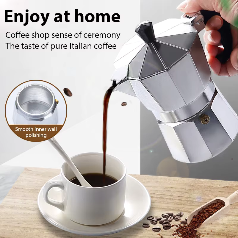 Aluminum Coffee Kettle Latte P - Camp Percolator Coffee avaliação e preço