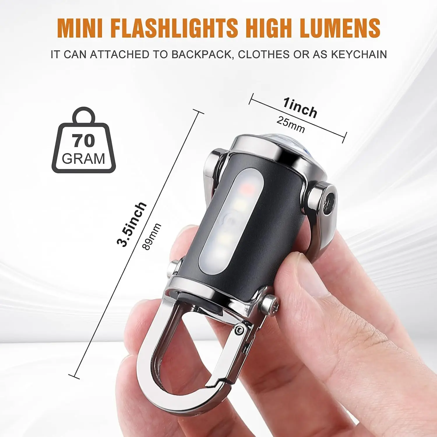 Mini Keychain Flashlight Recha - Outdoor Camping Adventure avaliação e preço