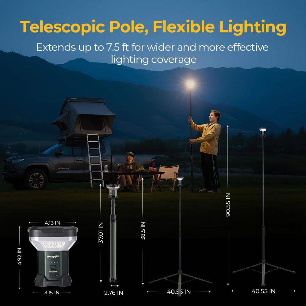 3200 Lumen Telescoping Camping - Camping Lantern avaliação e preço