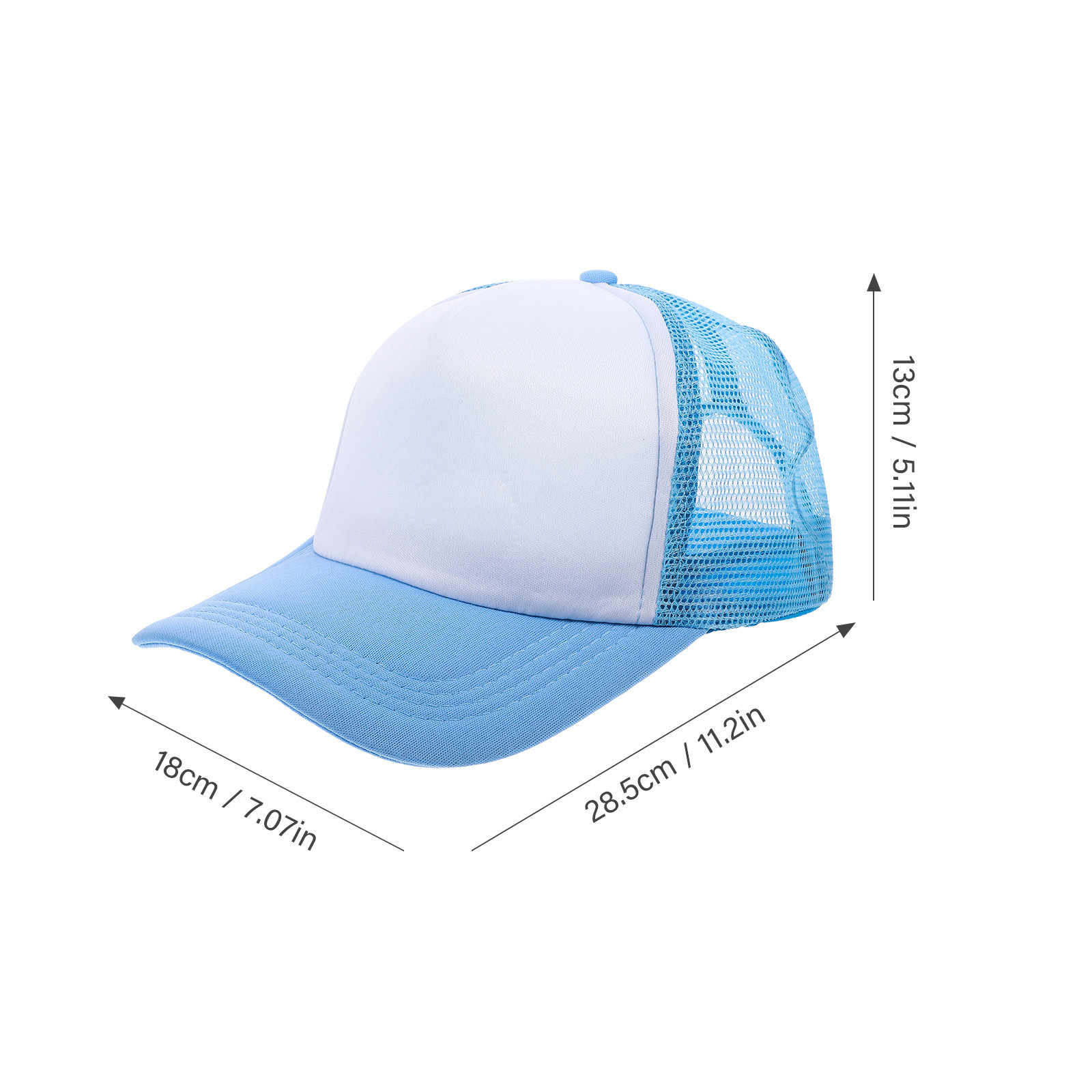 10Pcs Mesh Baseball Hat Blank  - Outdoor Camping Activities For Adults avaliação e preço