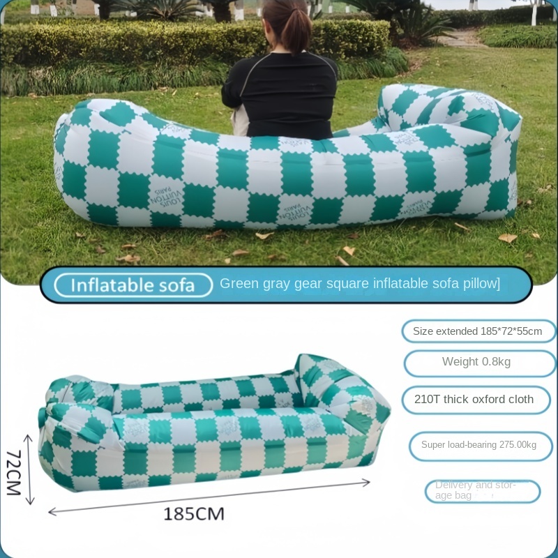 Outdoor Inflatable Sofa, Lazy  - Outdoor Camping Chairs Folding avaliação e preço