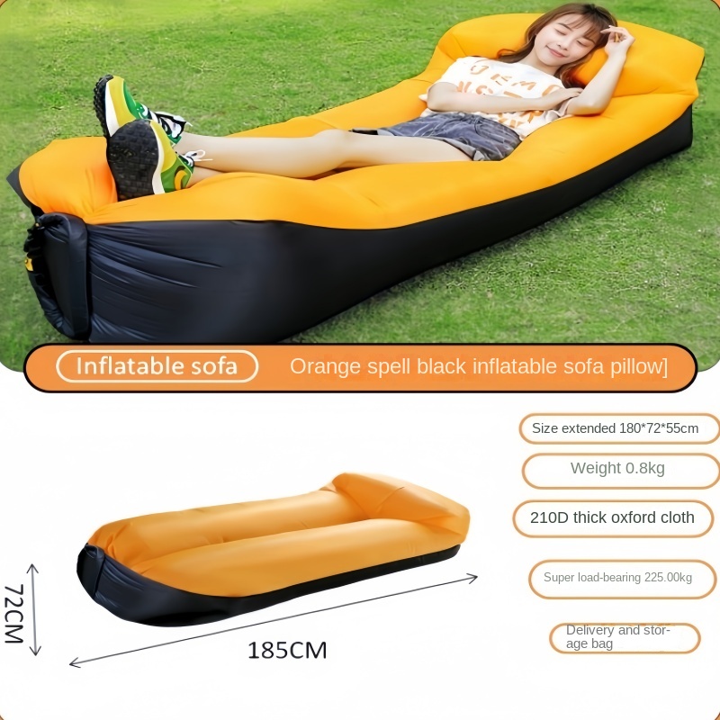 Outdoor Inflatable Sofa, Lazy  - Outdoor Camping Chairs Folding avaliação e preço