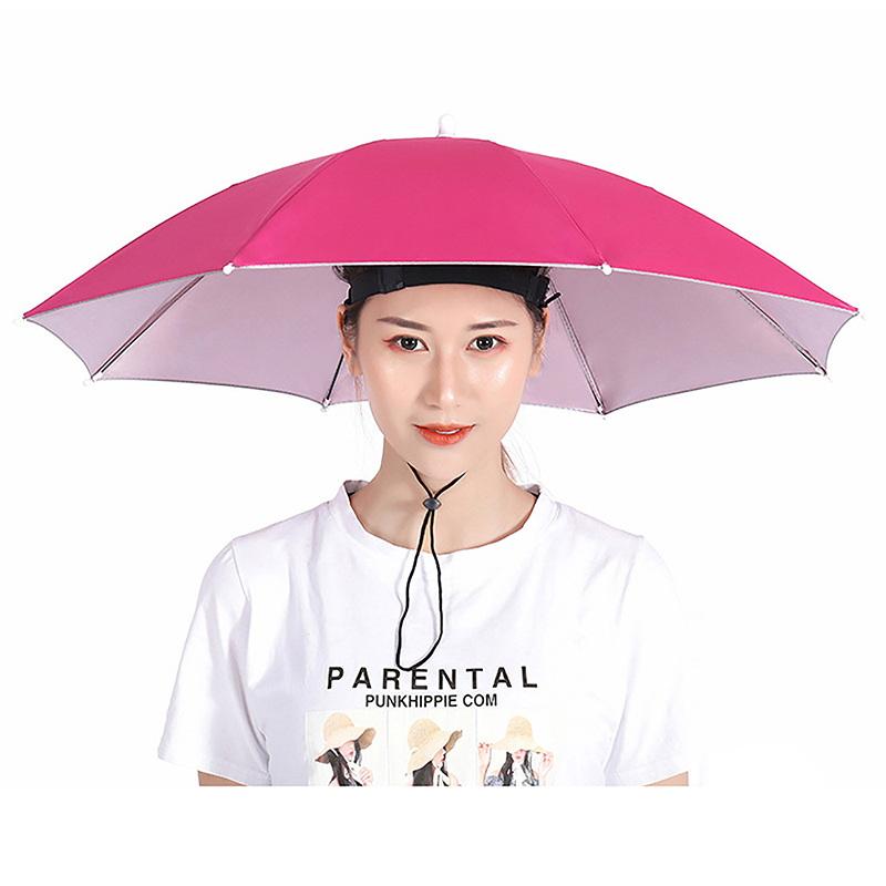 Portable Fishing Umbrella Hat  - Outdoor Camping Hat avaliação e preço