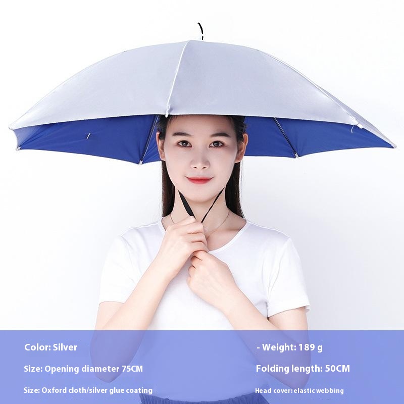 Portable Fishing Umbrella Hat  - Outdoor Camping Hat avaliação e preço