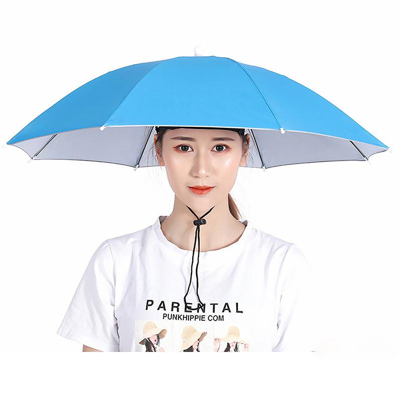 Portable Fishing Umbrella Hat  - Outdoor Camping Hat avaliação e preço