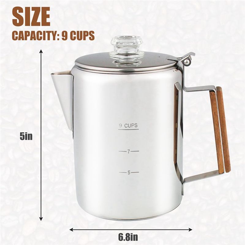 HOT Coffee Percolators Stoveto - Camp Percolator Coffee avaliação e preço