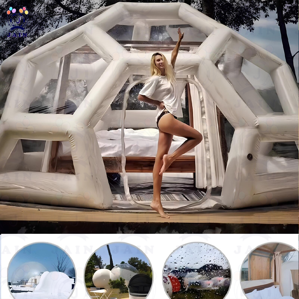 Inflatable Dome Tent with Pump - Outdoor Camping Rental avaliação e preço