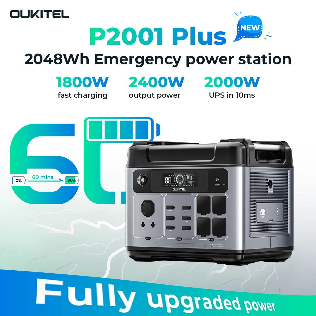P2001 PLUS 2400W Portable Powe - Portable Power Station avaliação e preço