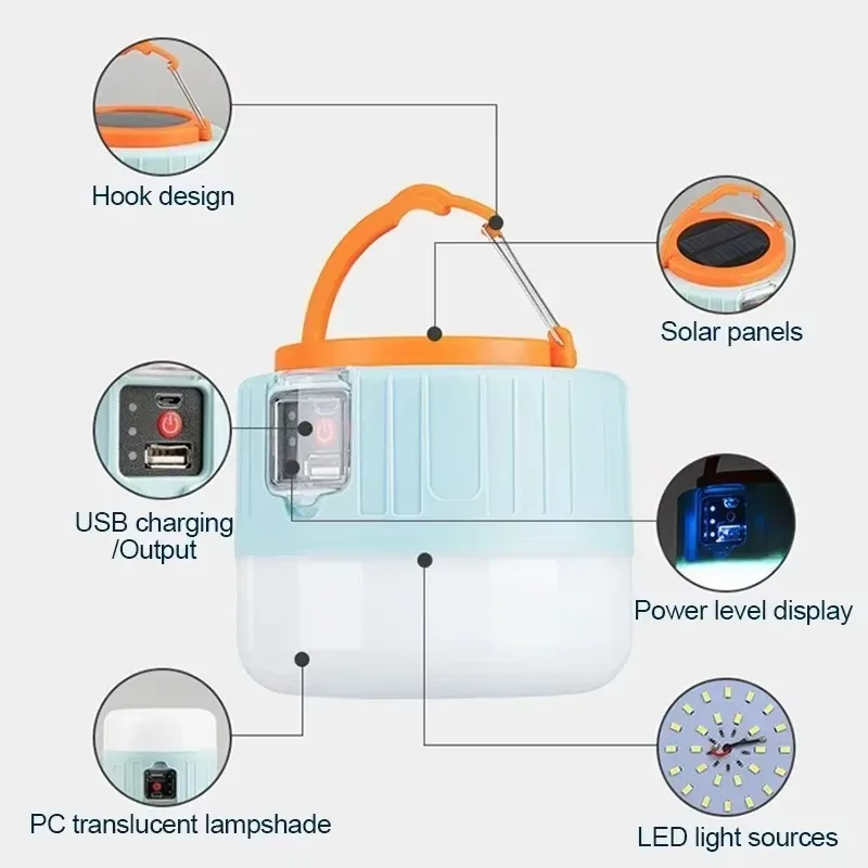 Solar Camping Lantern Recharge - Camping Lantern avaliação e preço