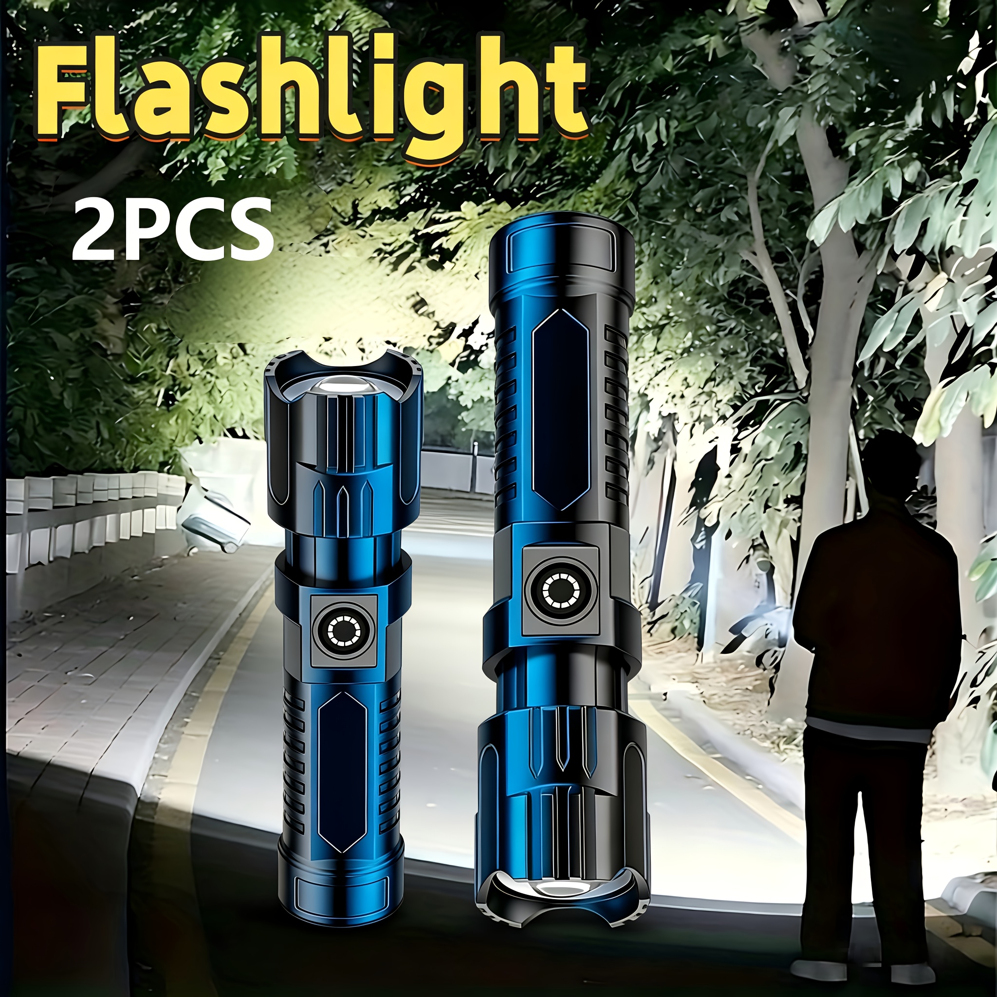 Tactical LED Flashlight 2000LM - Outdoor Camping Adventure avaliação e preço