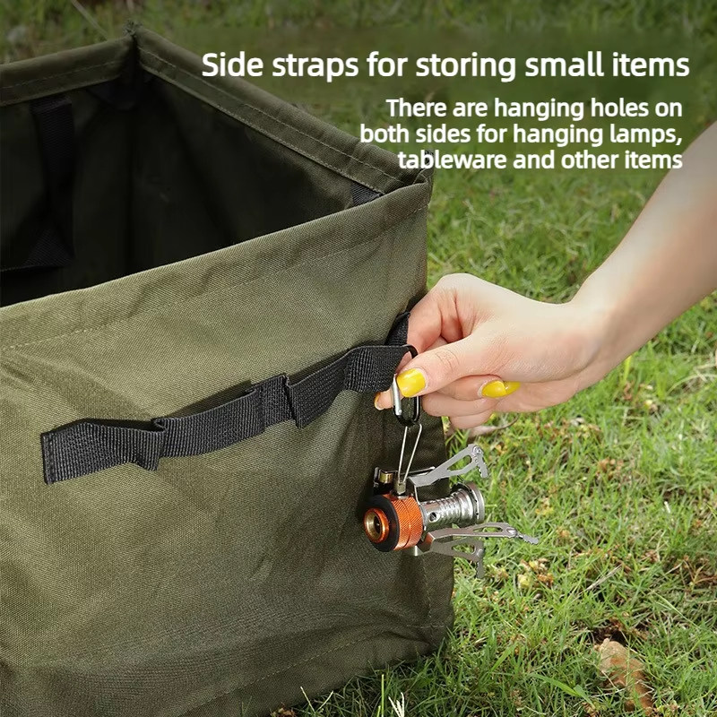 Oxford Cloth Foldable Outdoor  - Outdoor Camping Bin avaliação e preço