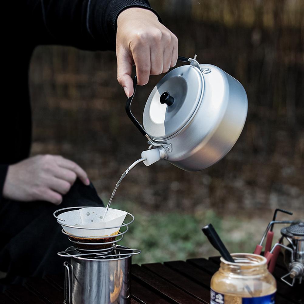 800ml Outdoor Portable Teapot  - Outdoor Camping Kettle avaliação e preço