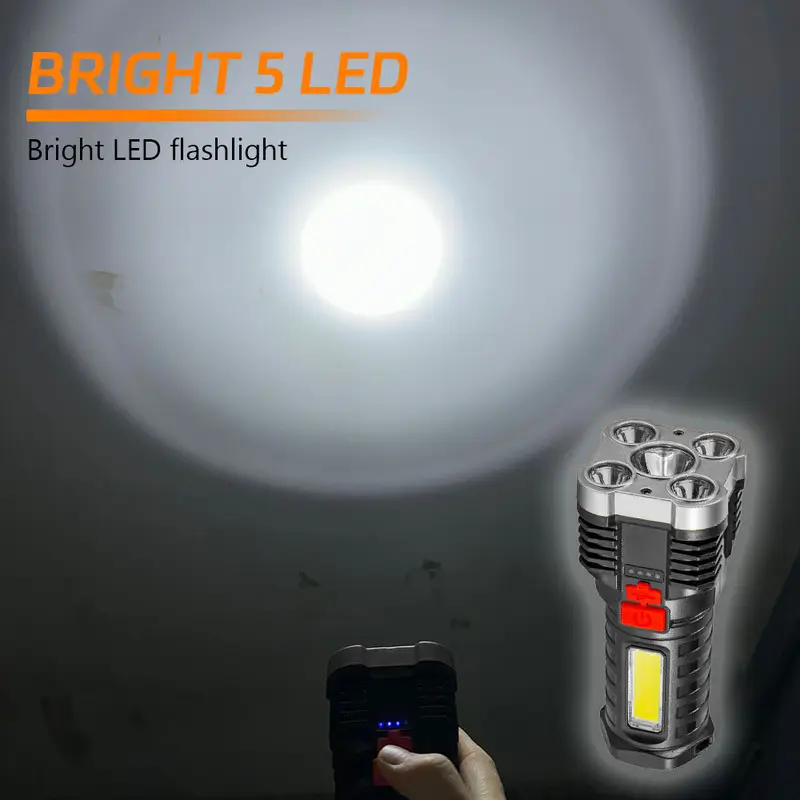 5 LED High Power Led Flashligh - Outdoor Camping Adventure avaliação e preço