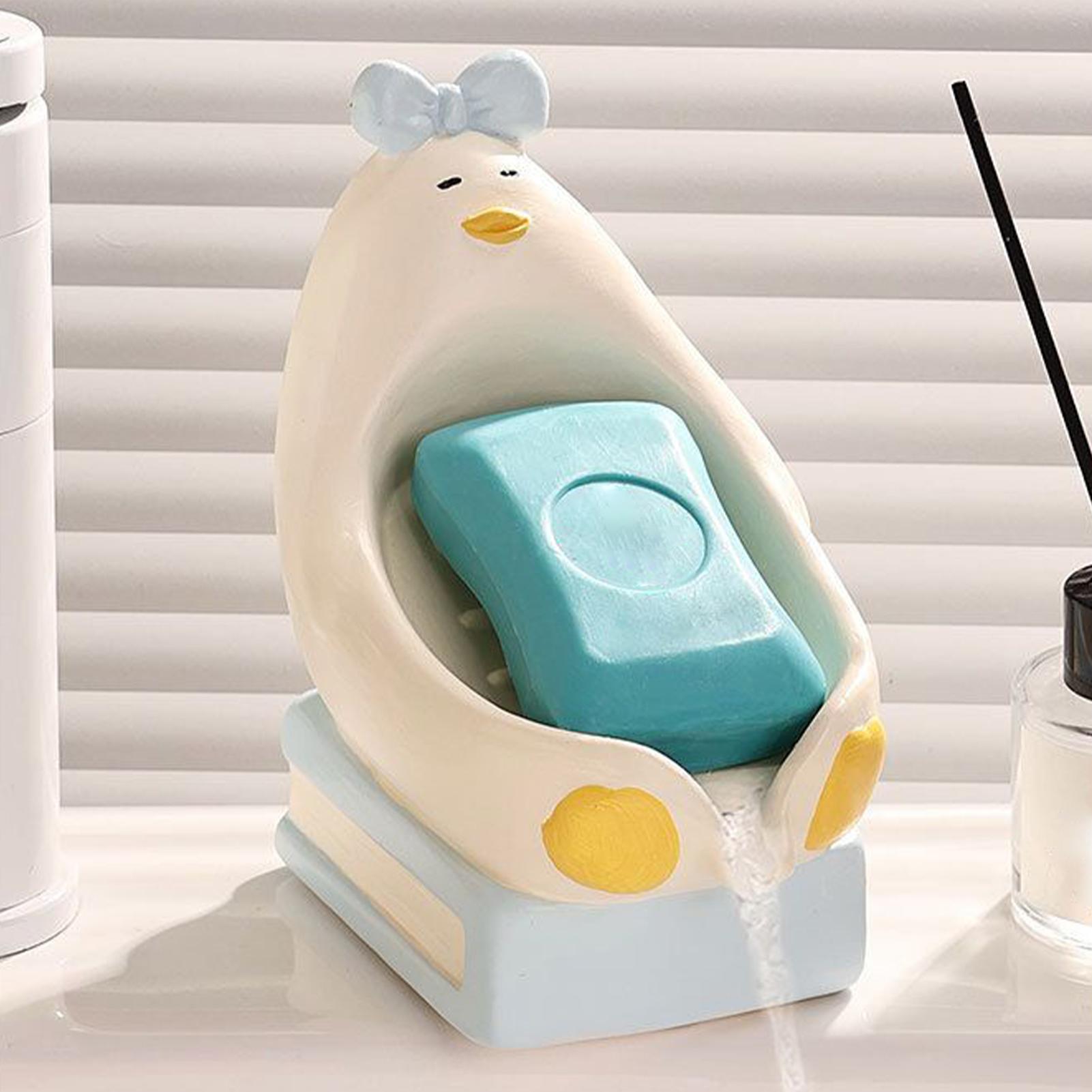 Soap Dish Ceramic Sitting Duck - Outdoor Camping Sink avaliação e preço