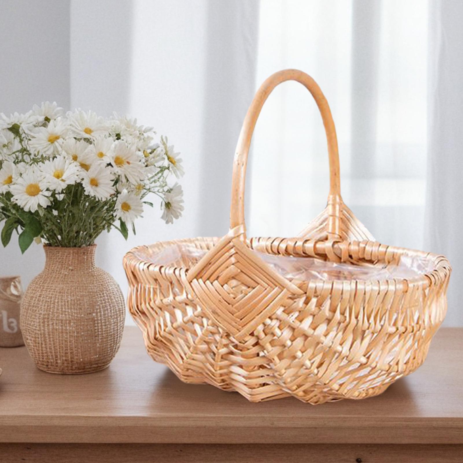 Woven Wicker Picnic Basket Wit - Outdoor Activities In Camping avaliação e preço
