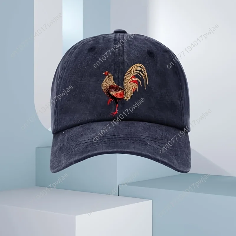 [Chicken Print Baseball Cap] A - Outdoor Camping Hat avaliação e preço