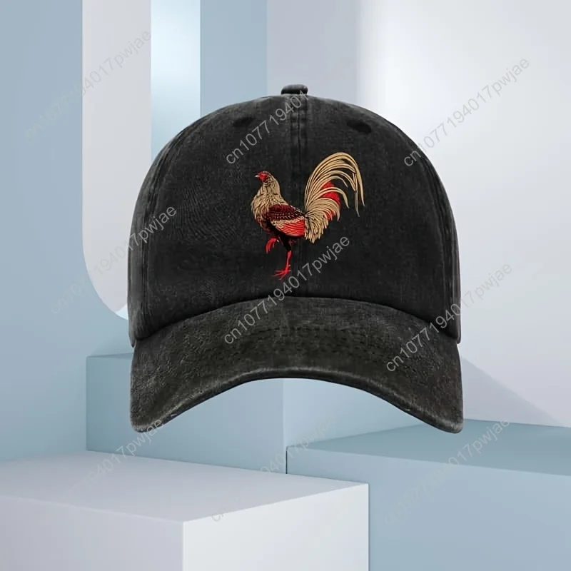[Chicken Print Baseball Cap] A - Outdoor Camping Hat avaliação e preço