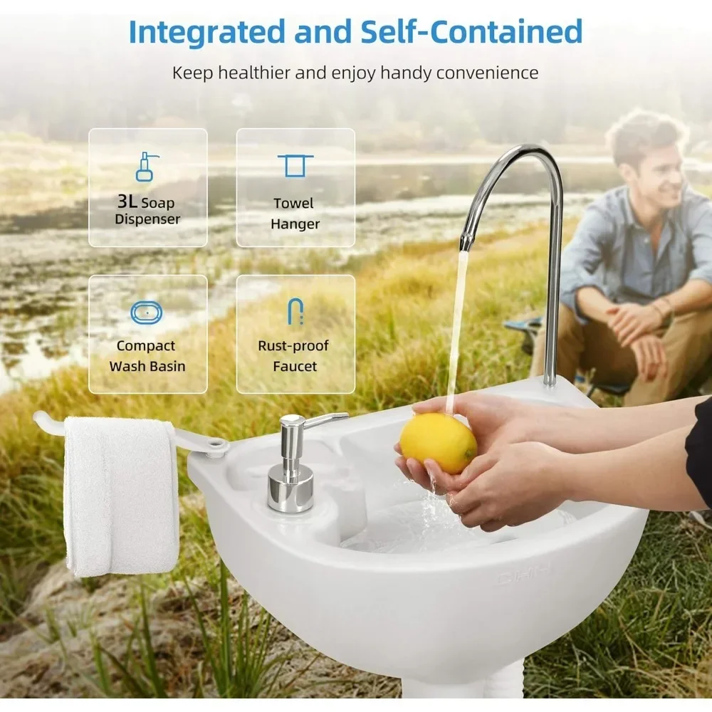Hot-sellingPortable Sink and T - Outdoor Camping Sink avaliação e preço
