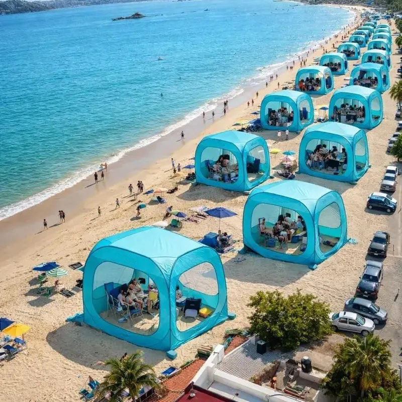 Beach Cabana Tent Quick Set up - Outdoor Camping Rental avaliação e preço
