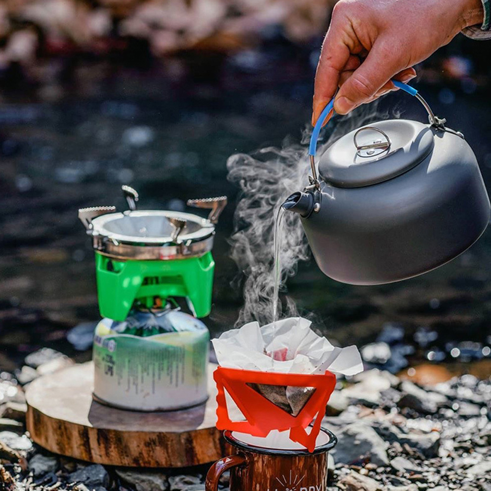 0.8L/1.4L Outdoor Lightweight  - Outdoor Camping Kettle avaliação e preço