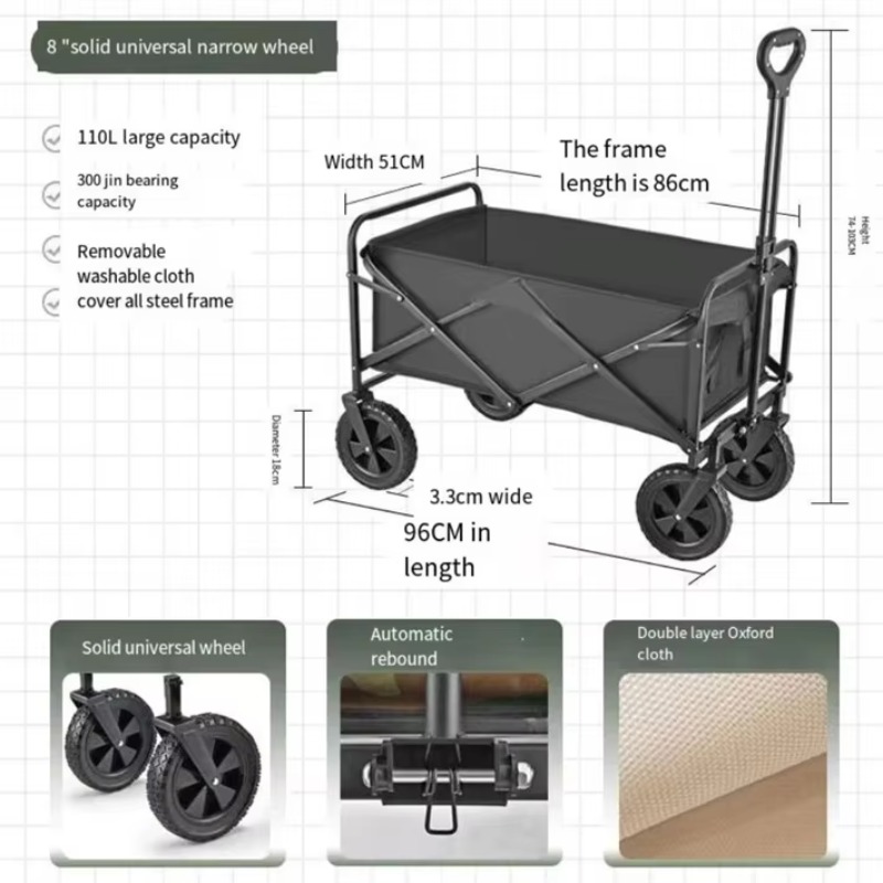 New Design Outdoor Camping Bea - Outdoor Camping Vehicle Wagon avaliação e preço