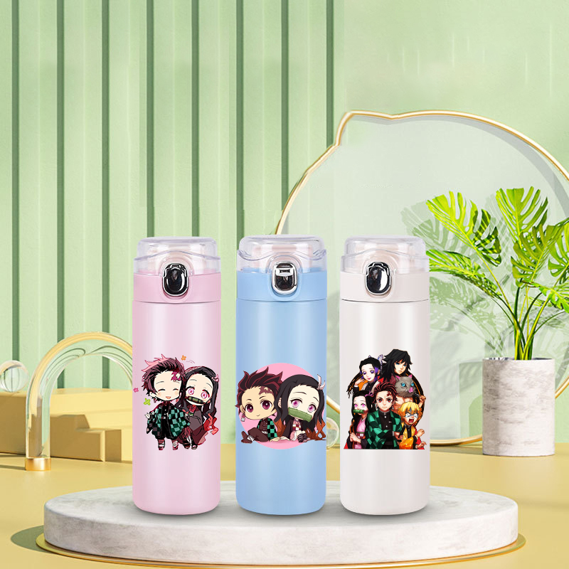 Anime Demon Slayer Printed 400 - Vacuum Insulated Flask avaliação e preço