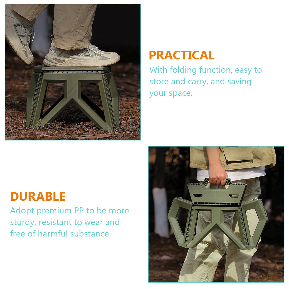 Sturdy PP Folding Stool Portab - Outdoor Activities In Camping avaliação e preço