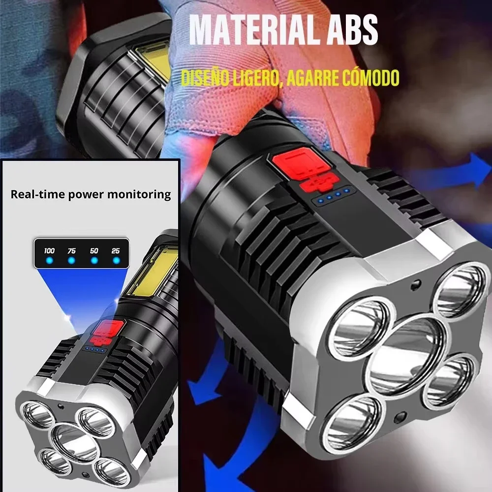 5 LED High Power Led Flashligh - Outdoor Camping Adventure avaliação e preço