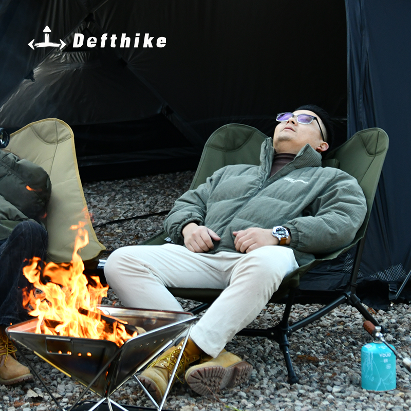 Defthike Folding Lounger Chair - Outdoor Camping Chairs Folding avaliação e preço