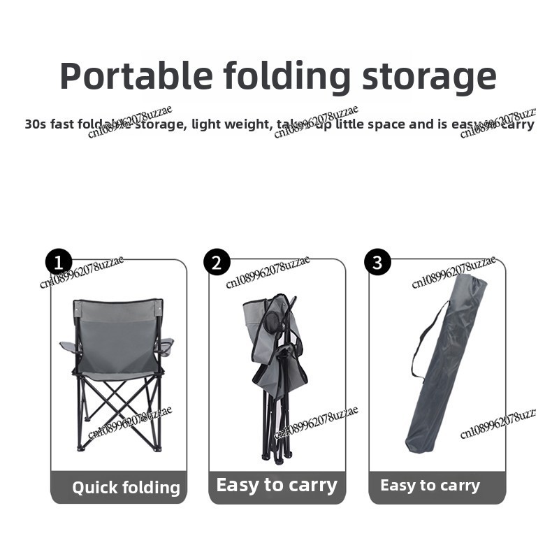 Outdoor Folding Chair Portable - Outdoor Camping Chairs Folding avaliação e preço
