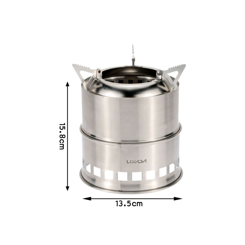 Lixada Stainless Steel Wood St - Outdoor Camping Sink avaliação e preço