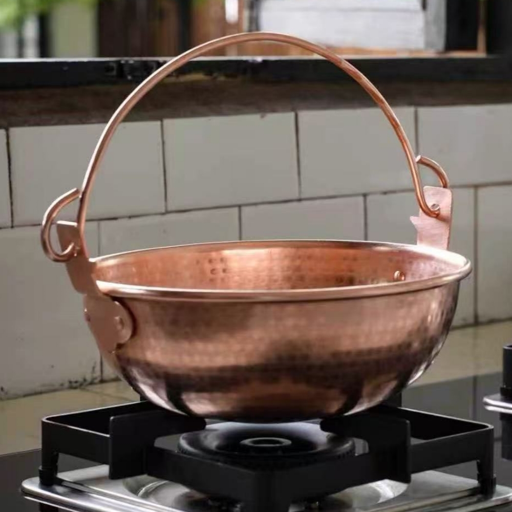 Vintage Copper Hanging Pot,Out - Outdoor Camping Utensils avaliação e preço
