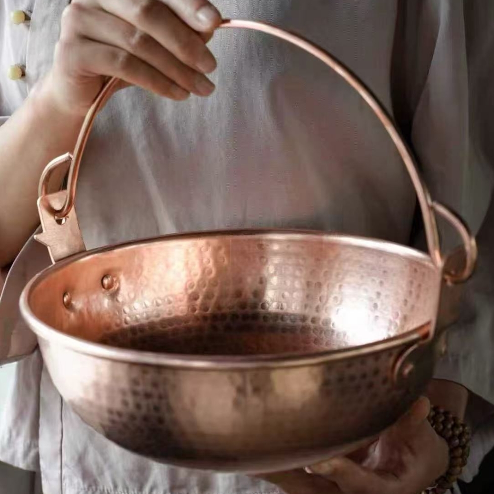 Vintage Copper Hanging Pot,Out - Outdoor Camping Utensils avaliação e preço