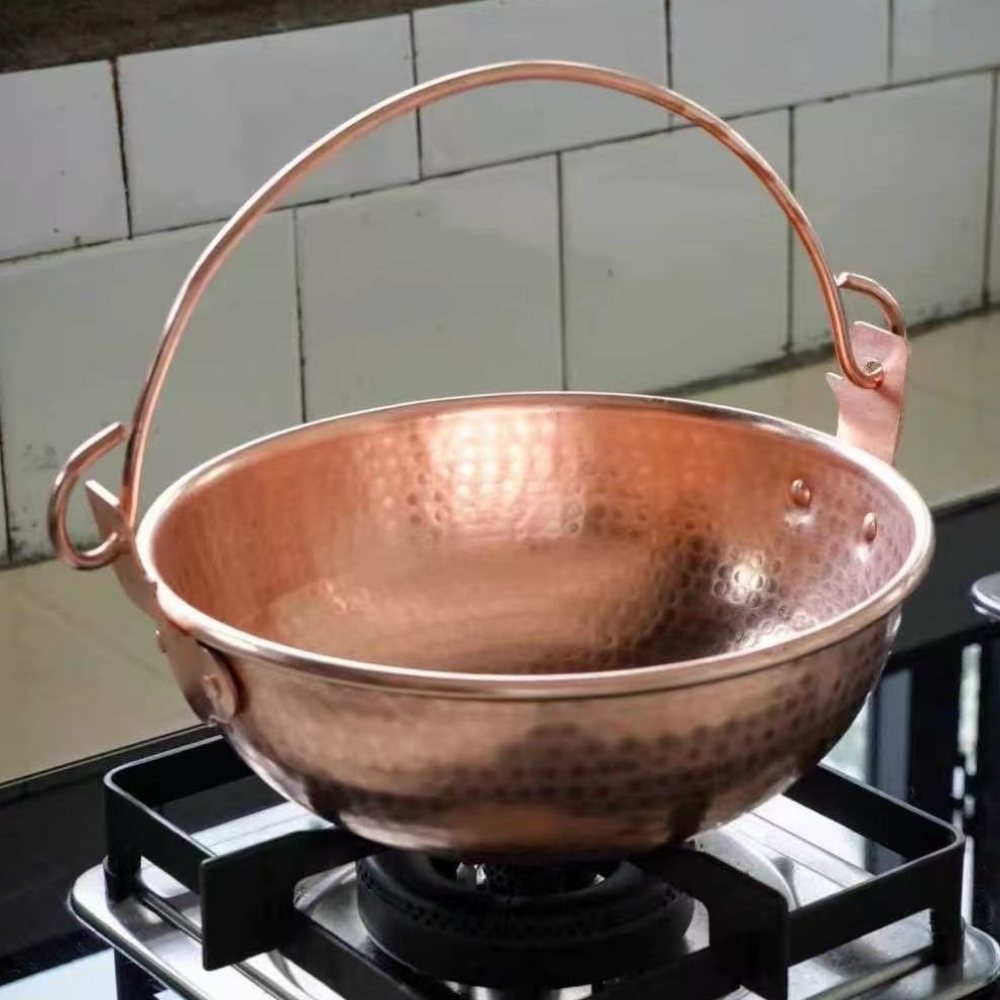Vintage Copper Hanging Pot,Out - Outdoor Camping Utensils avaliação e preço