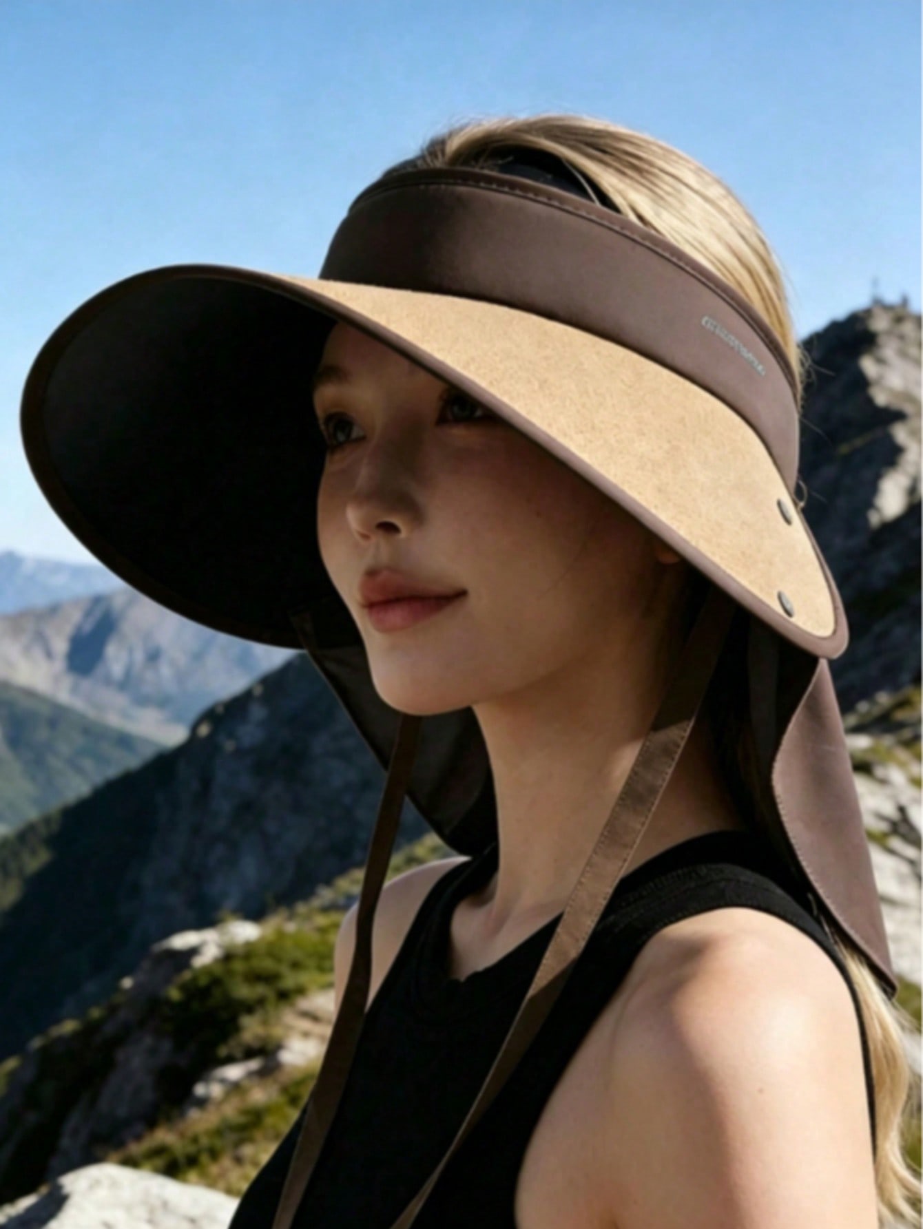 1pc Adjustable Brimmed Sun Hat - Outdoor Camping Activities For Adults avaliação e preço