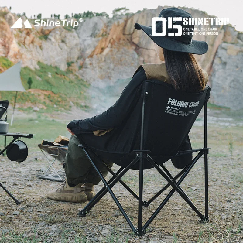 ShineTrip Outdoor Folding Chai - Outdoor Camping Chairs Folding avaliação e preço