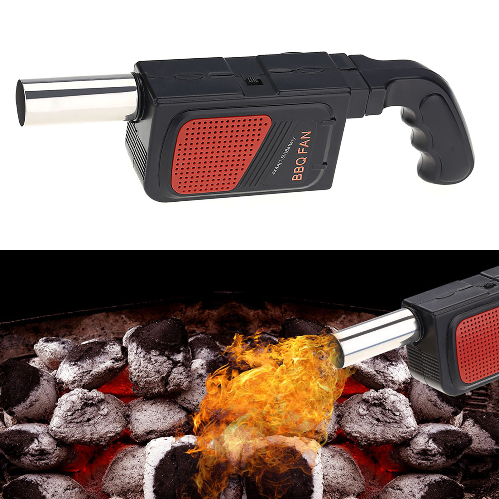 Handheld Electric BBQ Fan Air  - Outdoor Camping Ventilator avaliação e preço
