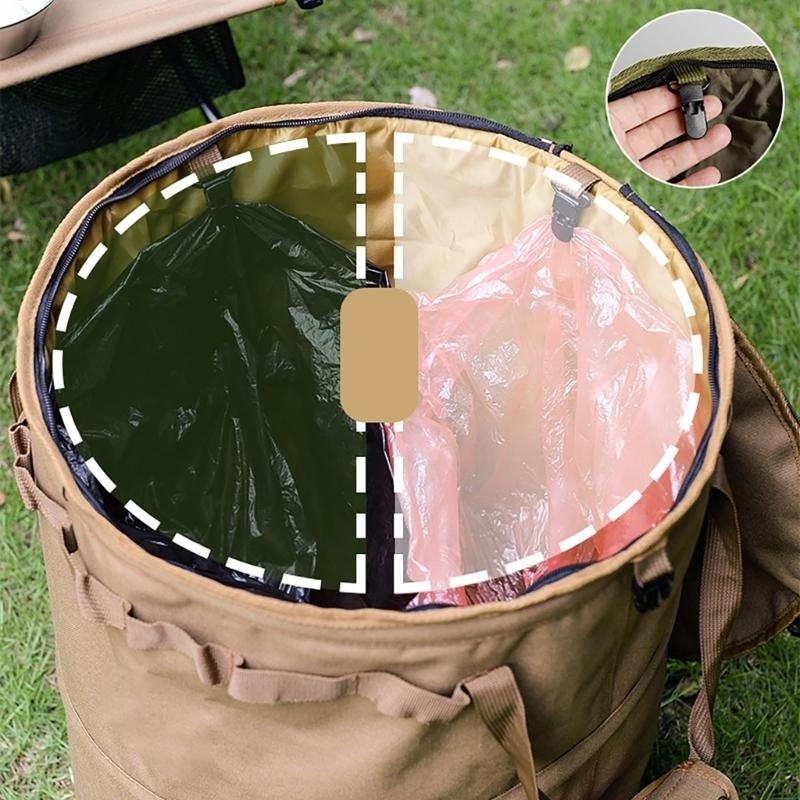 Outdoor Camping Trash Can Fold - Outdoor Camping Bin avaliação e preço