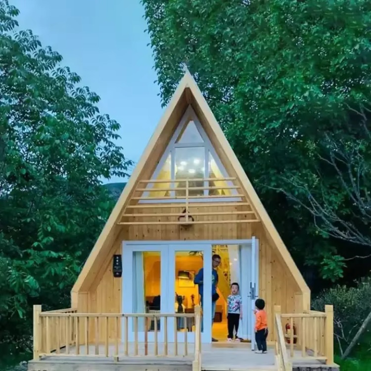 Customizable Triangular Wooden - Outdoor Camping And Glamping avaliação e preço