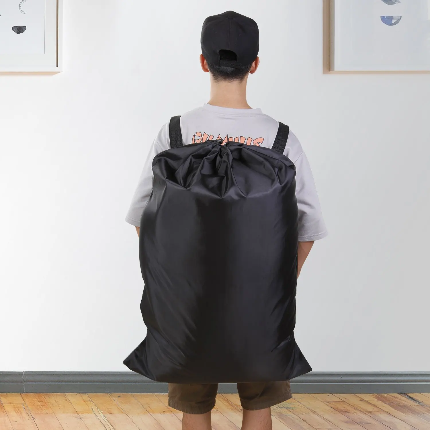 Black Oversized Polyester Wate - Camping Outdoor Clothing avaliação e preço
