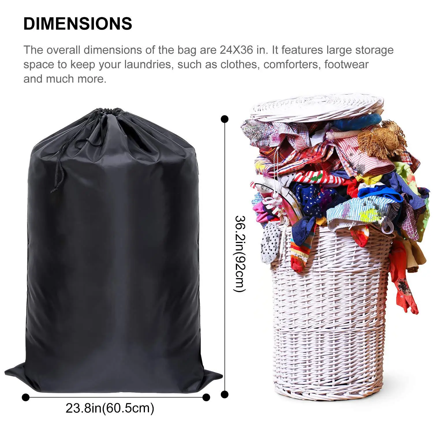 Black Oversized Polyester Wate - Camping Outdoor Clothing avaliação e preço