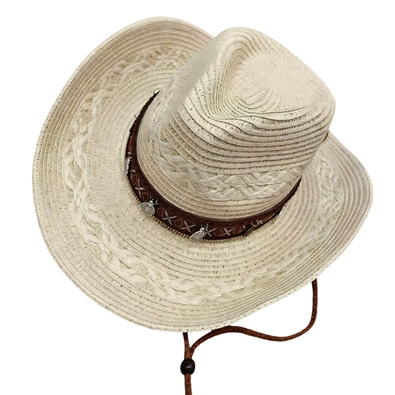 Woven Sun Hat Breathable Paper - Outdoor Camping Activities For Adults avaliação e preço