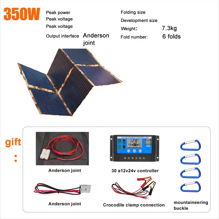 350W Flexible Monocrystalline  - Portable Power Station avaliação e preço