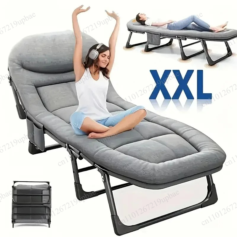 Portable Folding Sleeping Bed  - Outdoor Camping Chairs Folding avaliação e preço