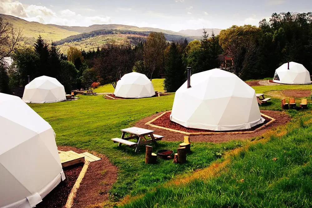 Custom White Round Soundproof  - Outdoor Camping And Glamping avaliação e preço