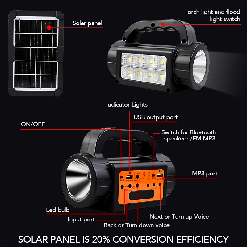 Solar Rechargeable Camping Lig - Camping Lantern avaliação e preço