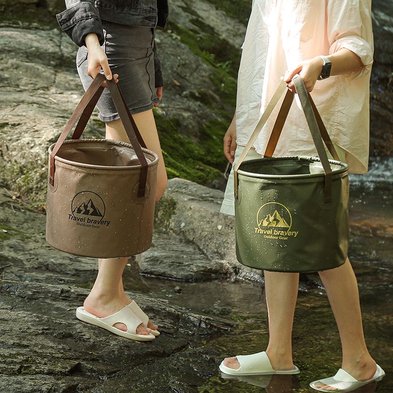 Car Folding Bucket Waterproof  - Outdoor Camping Sink avaliação e preço